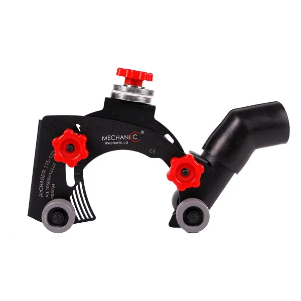 AIRCHASER115-125,nastavak sa kotacima za piljenje i usisavanje za kutnu brusilic