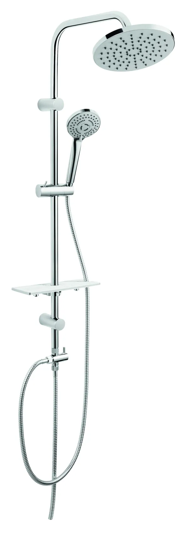NP23 set za tuširanje sa kišnim mlazom, krom, RONDO LUX