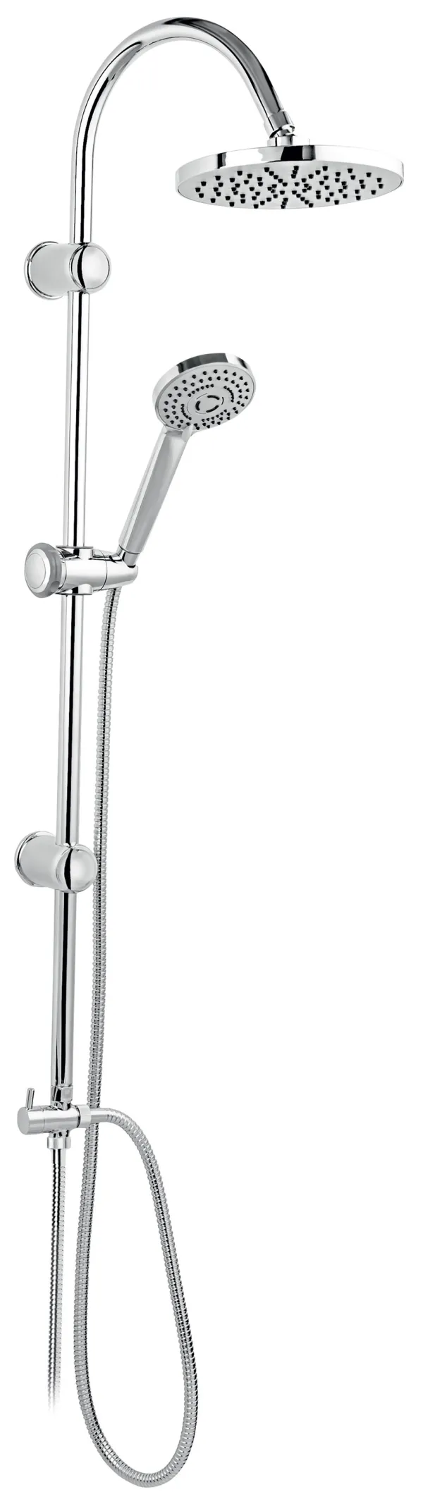 NP21  set za tuširanje sa kišnim mlazom, krom, RONDO
