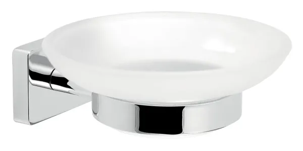 AGR02 stakleni držač sapuna, krom, GRETA