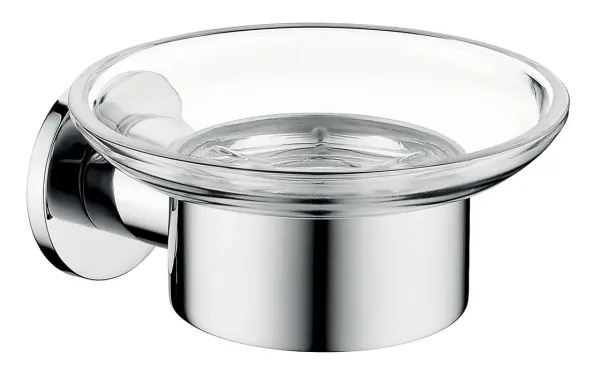 ASM02 stakleni držač sapuna, krom, SMILE