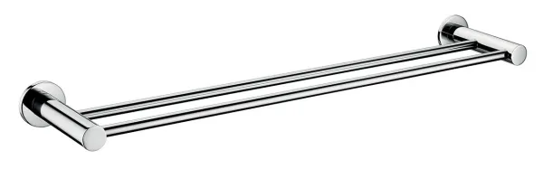 ASM10 dupli držač ručnika, 600mm krom, SMILE