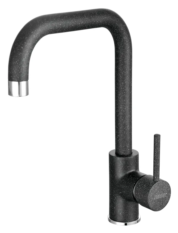 BFR42B FREYA stojeća mješalica za sudoper,CRNA, kvadratna