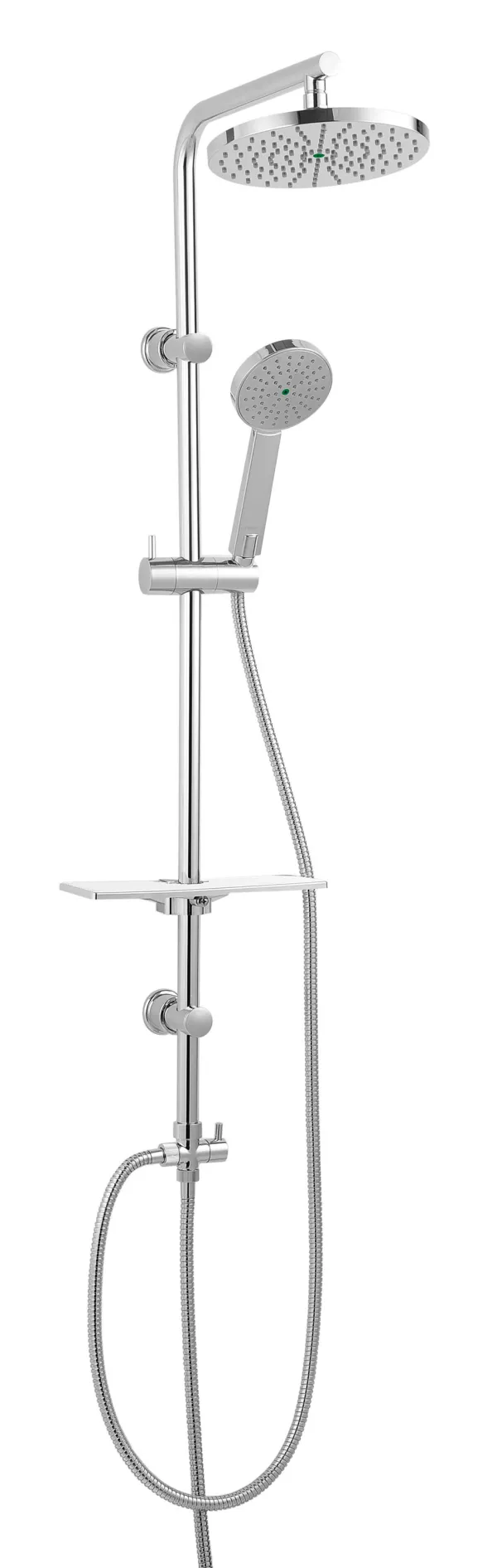 NP25VL  set za tuširanje sa kišnim mlazom, krom, AMIGA VERDELINE