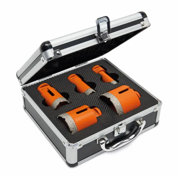 Set dijamantnih kruna Battipav, za kutnu brusilicu, fi 20,25,35,55,70, M14