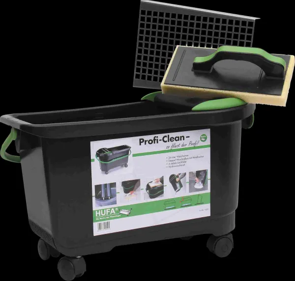 HUFA profesionalni set za pranje, kanta + kotači+metalno sito+rešetka+gleter