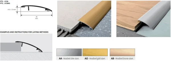 PTSAB 613 A alu BRONCA razl.u visini 6/13mmL:2,7m LJEPILO 