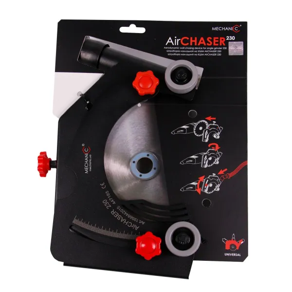 AIRCHASER 230,nastavak sa kotacima za piljenje i usisavanje za kutnu brusilic