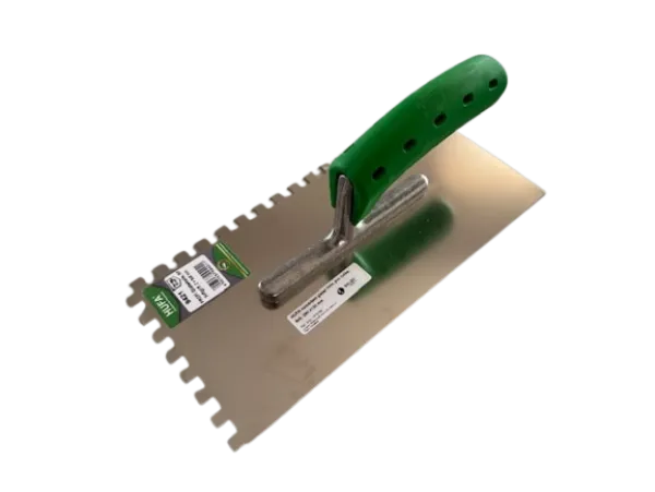 HUFA nazubljeni gleter inox, pvc ručka, 8x8mm, 280x130mm