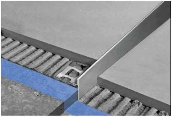 STP 124 D (Sklad Tuš Profil) inox mat  profil za tuš kadu  DESNI  H:10mm L:1,24m