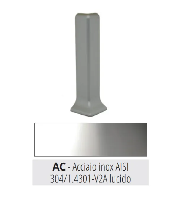 REZCTAC 60, vanjski kut za BTAC 60, inox sjajž