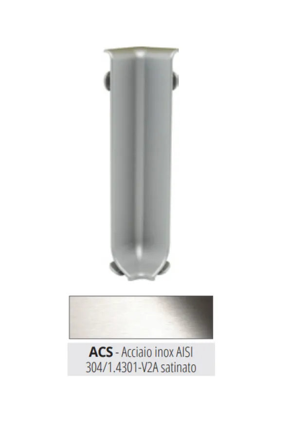 RIZCTACS 40, unutarnji kut za BTACS 40, inox BRUŠENI