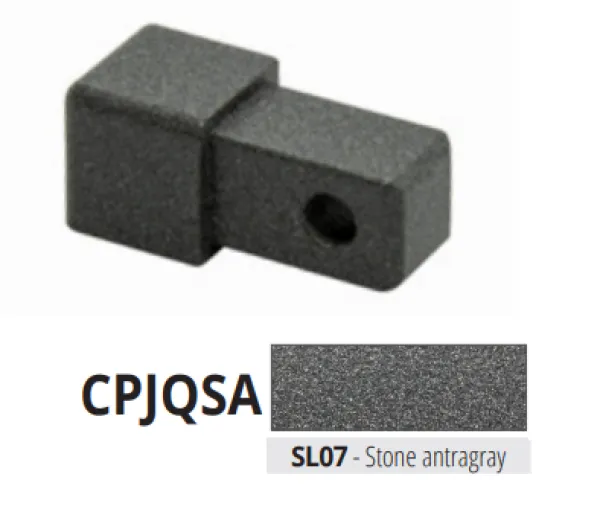 CPJQSA 10 SL07 alu unutarnj/vanjski kut, 10mm, STONE ANTRAGRAY