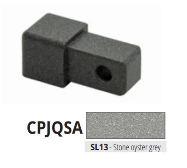 CPJQSA 10 SL13 alu unutarnj/vanjski kut, 10mm, STONE OYSTER GRAY