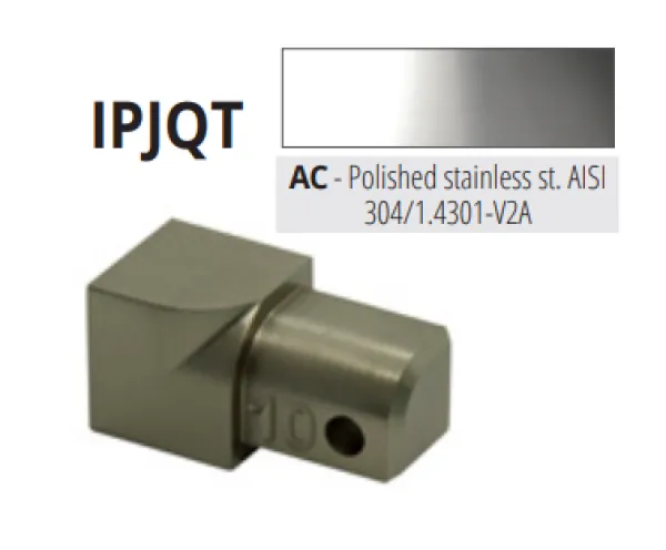 IPJQTAC 10 inox unut.spoj 1/4 kruga aisi 304 SJAJ