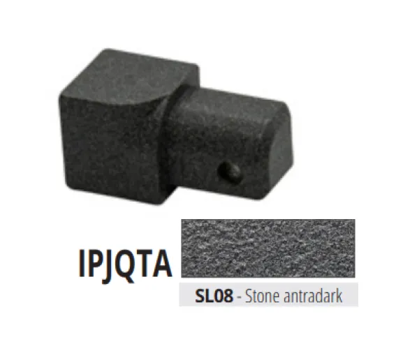 IPJQTA 125 SL08 alu unutarnji kut za PJQTA..., 12,5mm, STONE ANTRADARK