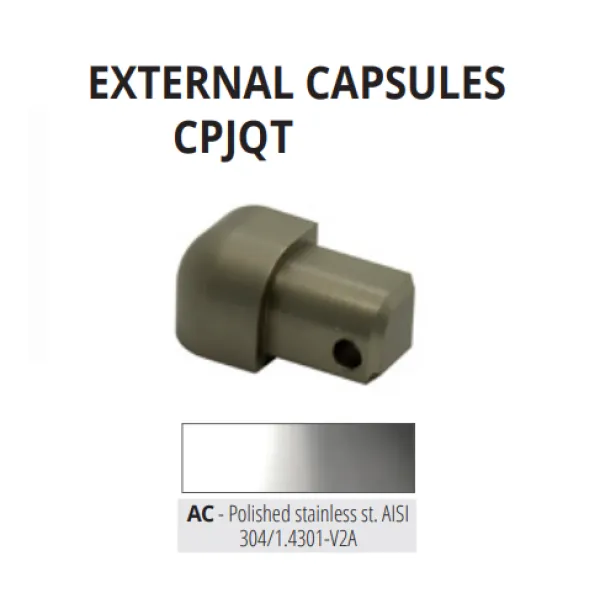 CPJQTAC 125 inox vanj.spoj 1/4 kruga  aisi 304 SJAJ