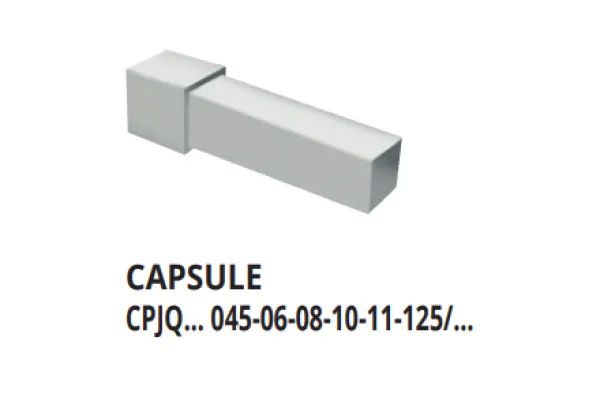 CPJQBX 10 alu vanjski/unut. spoj za PJQBX 10  SILVER TILTEX