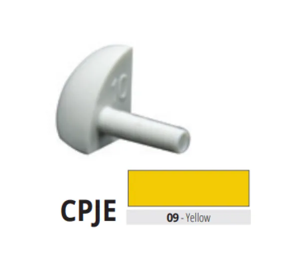 CPJE 10-09 pvc vanjski spoj za PJE 10-09   ŽUTA