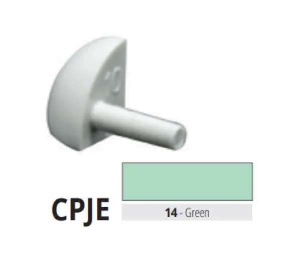 CPJE 10-14 pvc vanjski spoj za PJE 10-14  SV. ZELENA