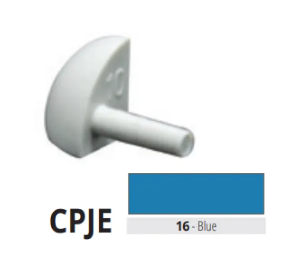 CPJE 10-16 pvc vanjski spoj za PJE 10-16  PLAVA