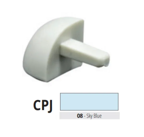 CPJ 125-08 pvc vanjski spoj za PJ 125-08  SV. PLAVA
