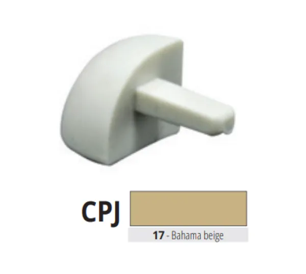 CPJ 125-17 pvc vanjski spoj za PJ 125-17  BAHAMA BEŽ