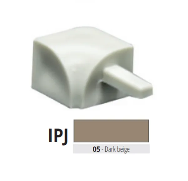 IPJ 125-05 pvc unutarnji spoj za PJ 125-05  TAMNO SIVA