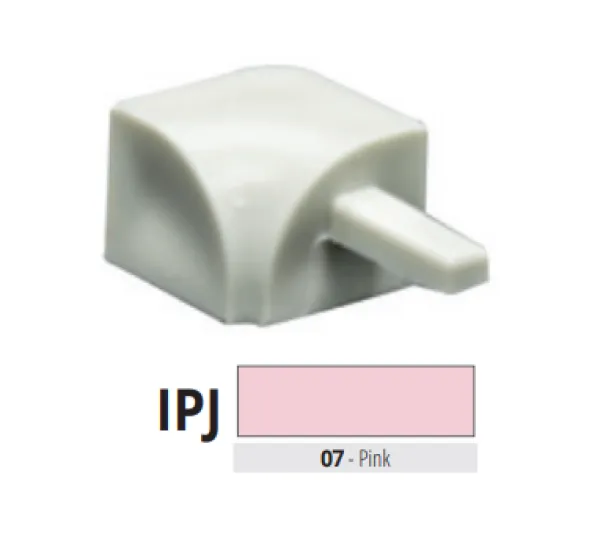IPJ 125-07 pvc unutarnji spoj za PJ 125-07  RUŽIEASTA