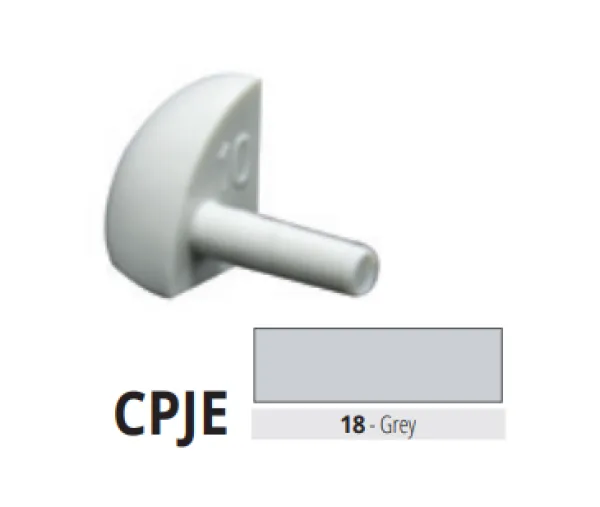 CPJE 08-18 pvc vanjski spoj za PJE 08-18  SIVA