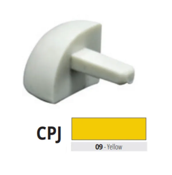 CPJ 125-09 pvc vanjski spoj za PJ 125-09  ŽUTA