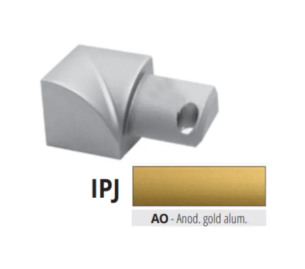 IPJAO 08 alu unutarnji spoj za PJAO 08  ZLATO MAT