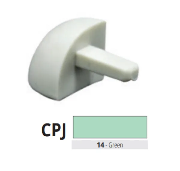 CPJ 125-14 pvc vanjski spoj za PJ 125-14  ZELENA