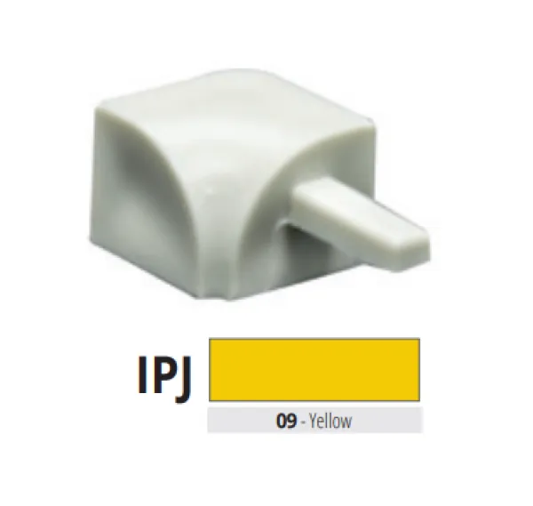 IPJ 125-09 pvc unutarnji spoj za PJ 125-09  ŽUTA