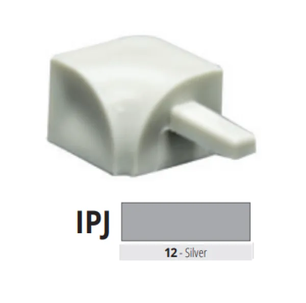 IPJ 125-12 pvc unutarnji spoj za PJ 125-12  SREBRNA