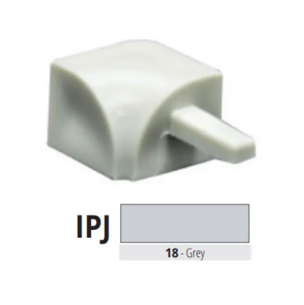 IPJ 08-18 pvc unutarnji spoj za PJE 08-18  SIVA