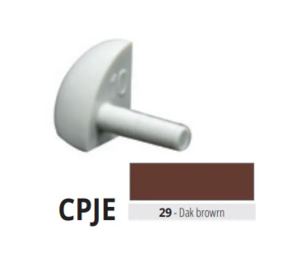 CPJE 10-29 pvc vanjski spoj za PJE 10-29  TAMNO SME?A 