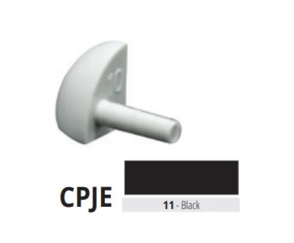CPJE 10-11 pvc vanjski spoj za PJE 10-11  CRNA