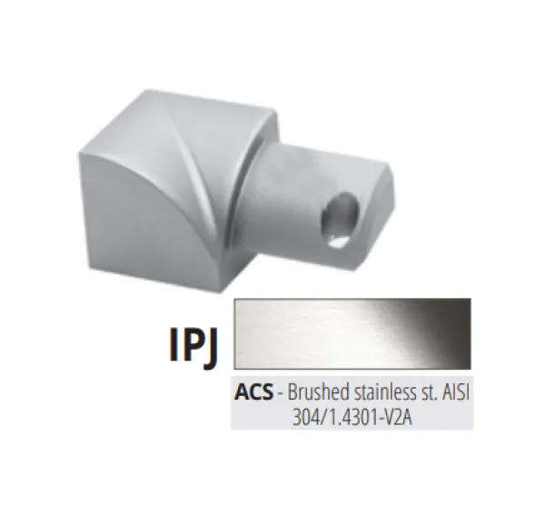 IPJACS 08 inox unutarnji spoj za PJACS 08  INOX SATINIRANI