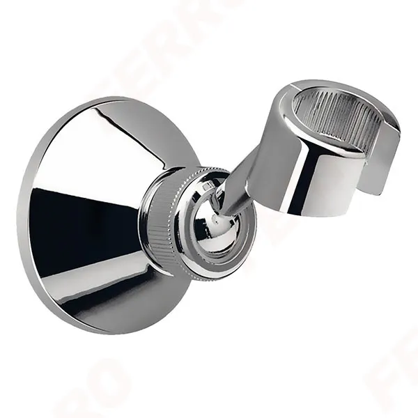 UO5 Držač tuš ručke u jednoj točki, podešavanje ugla, krom,