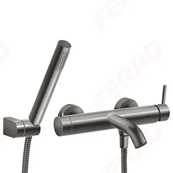 BCK11GM miješalica za kadu i tuš, gun metal CIRICULUS