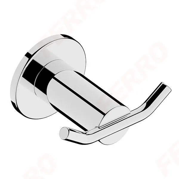 ASM06 dupla vješalica, krom, SMILE