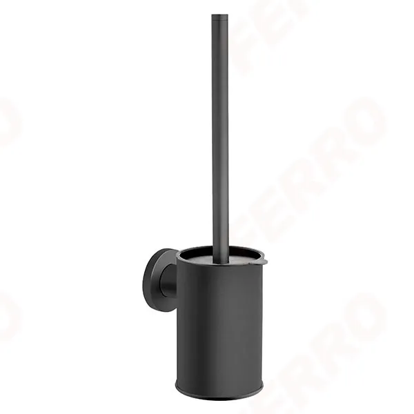 ASM14GM držač za četku i wc četka, gun metal, SMILE